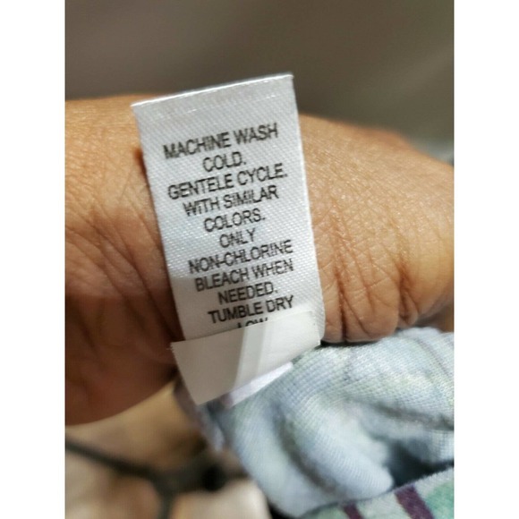 Cato Large Women's Multicolor 100% Polyester V-Neck Long Sleeve Casual Shirt L - Picture 9 of 10